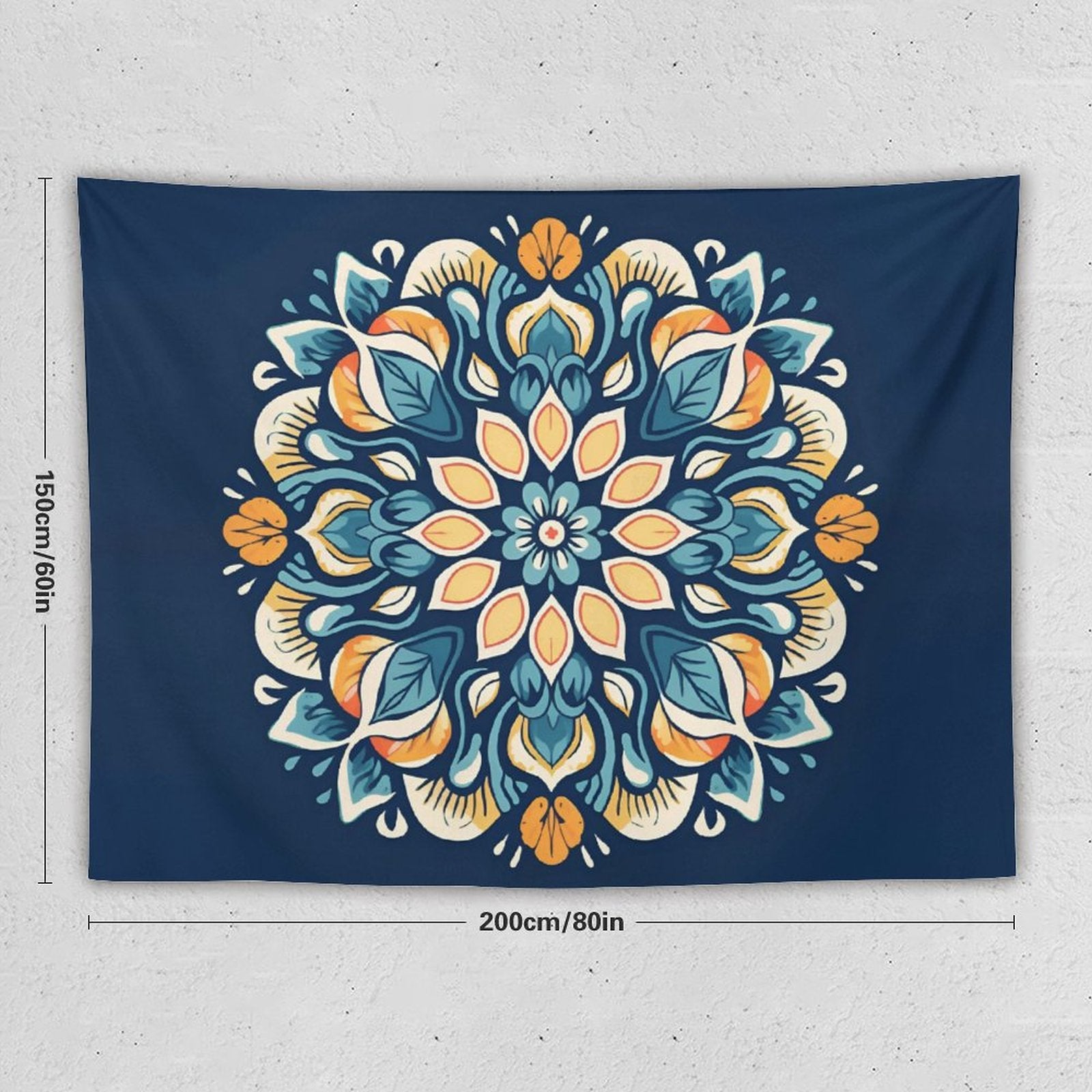 Tapiz de pared de flores