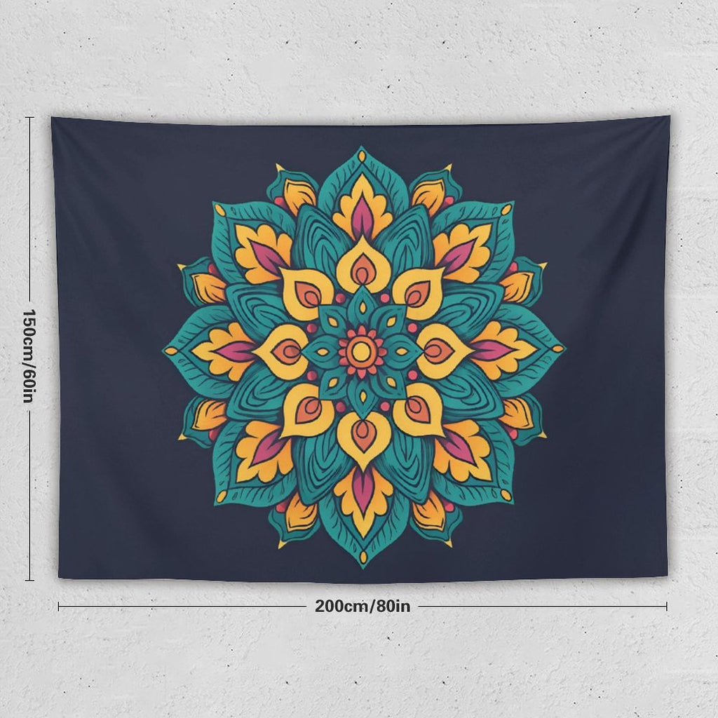 Tapiz de pared de flores