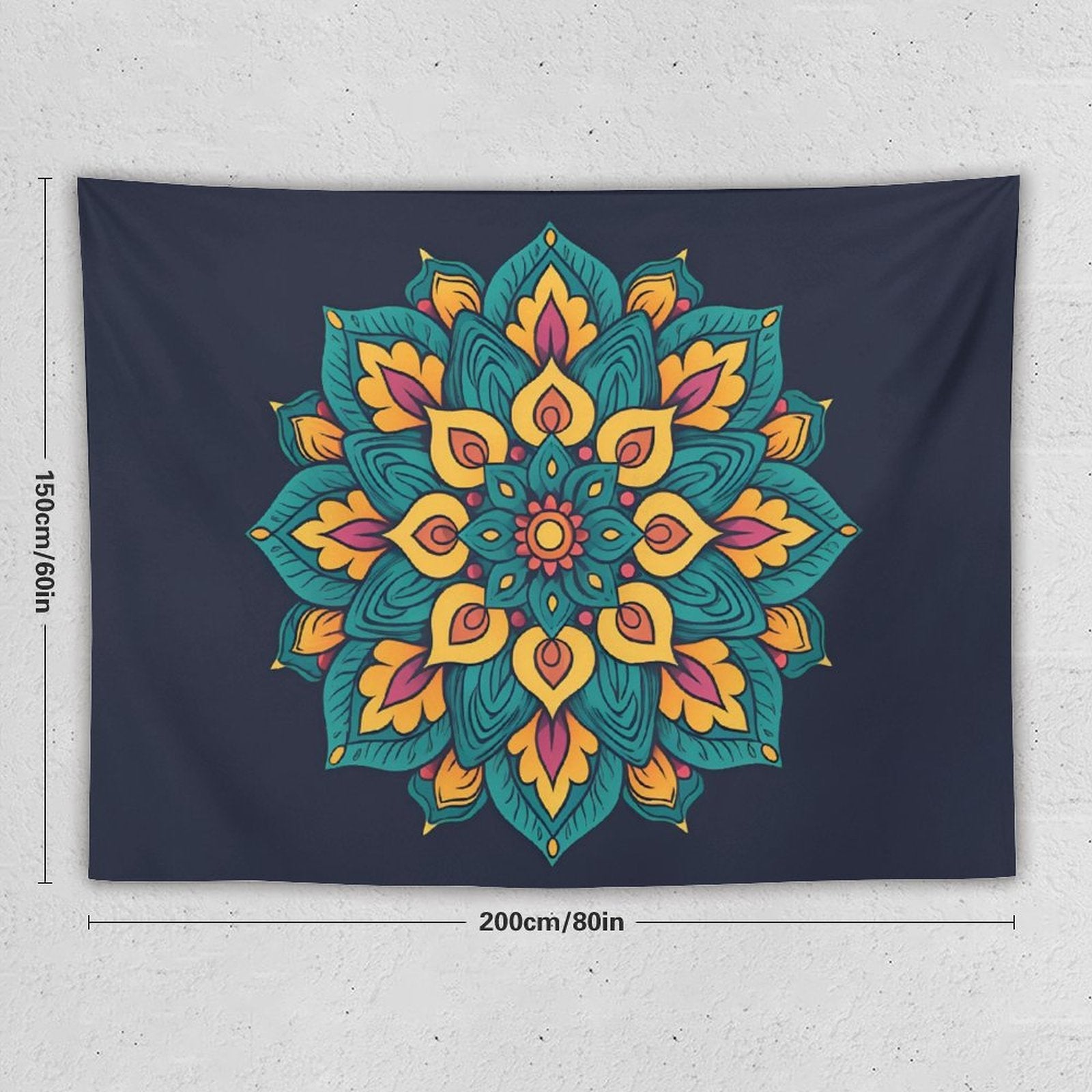 Tapiz de pared de flores