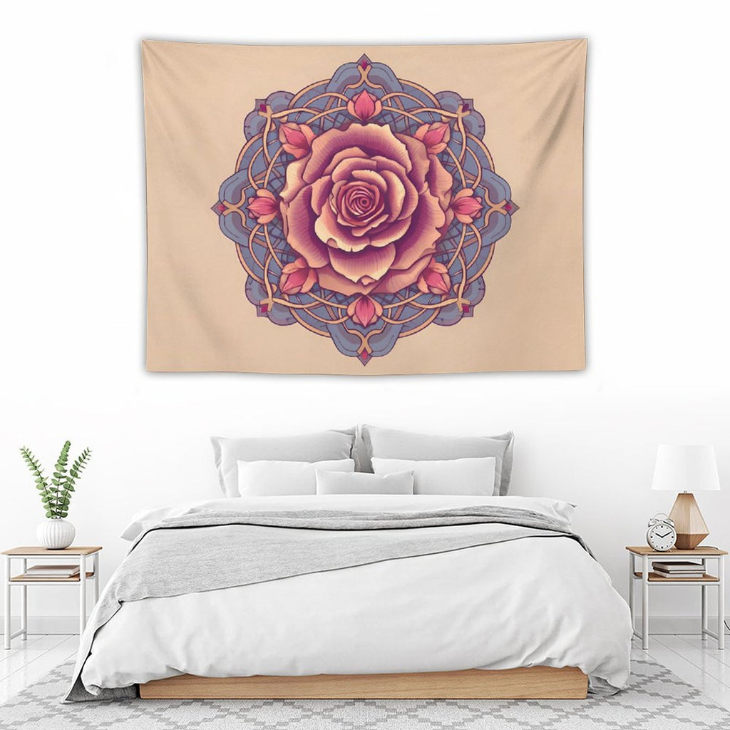 Tapiz de pared de rosas
