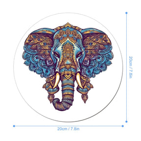 Elephant Round Mouse Pad