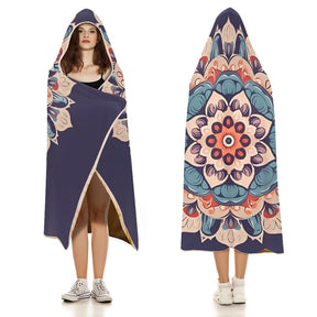 Flower Hooded Blanket