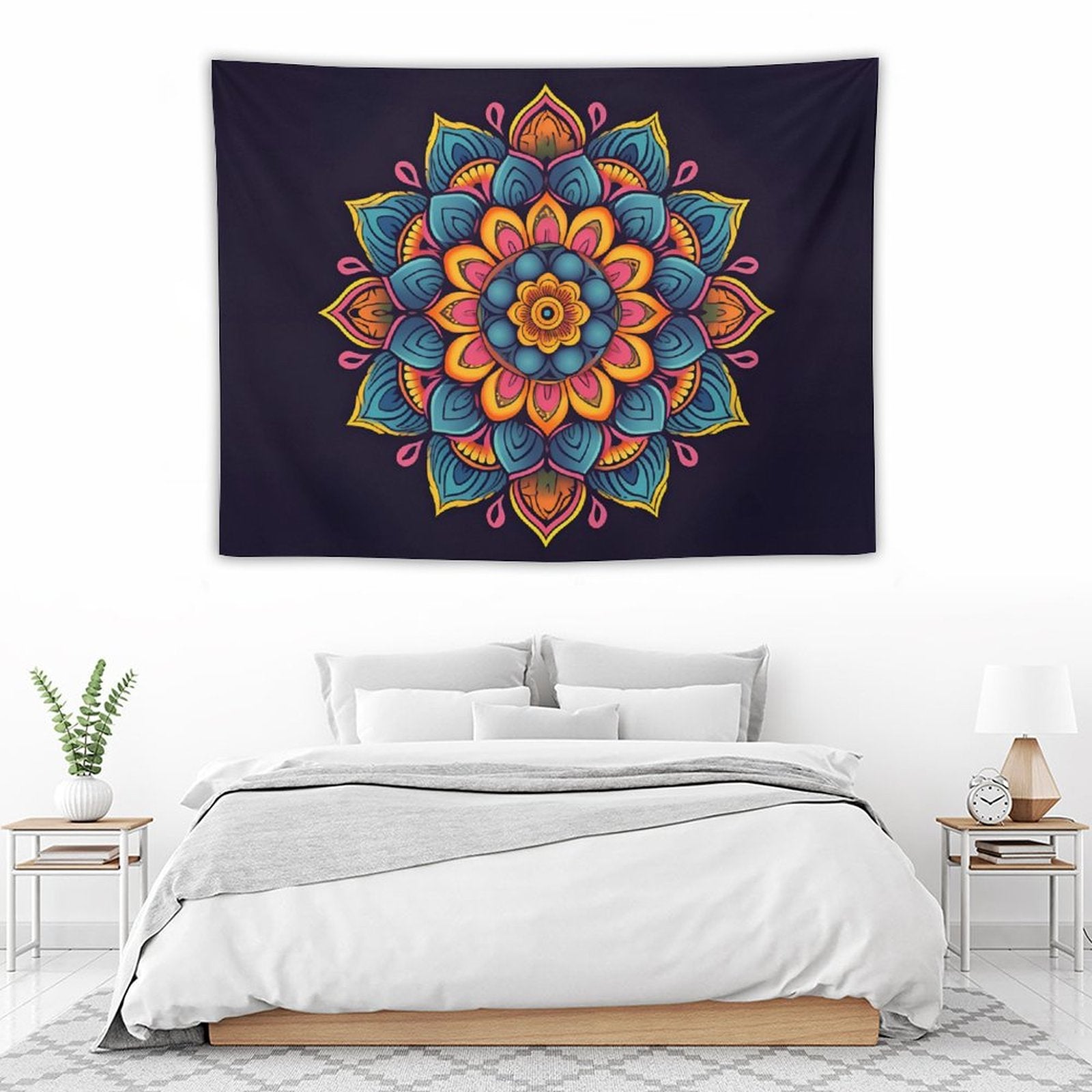 Tapiz de pared de flores