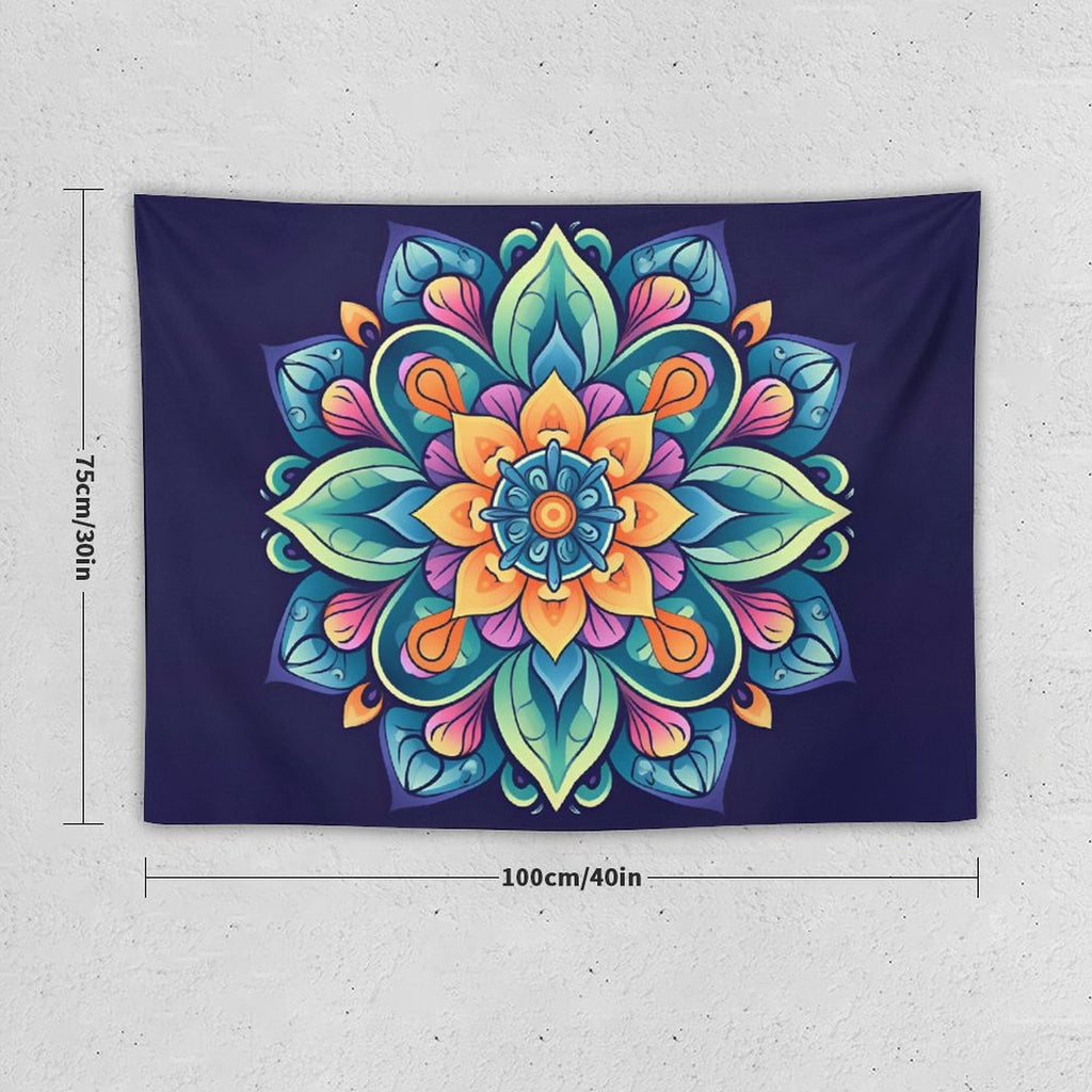 Tapiz de pared de flores