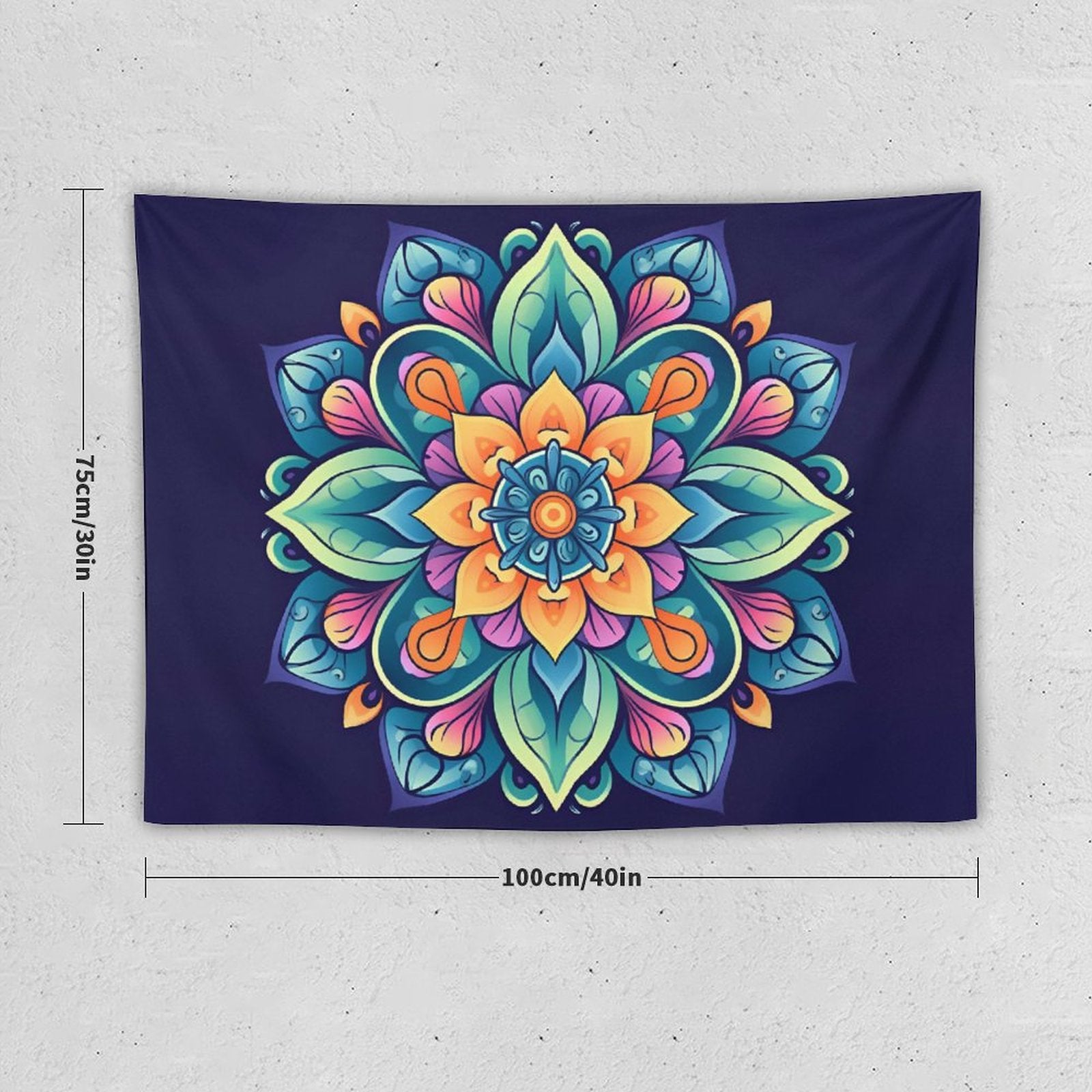 Tapiz de pared de flores