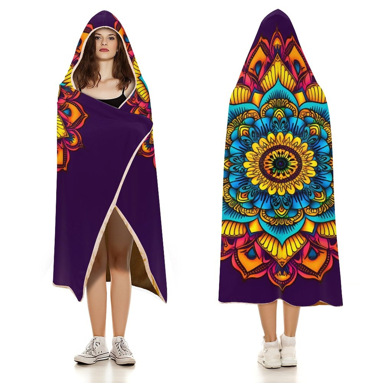 Sunflower Hooded Blanket