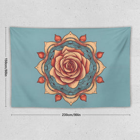 Rose Wall Tapestry