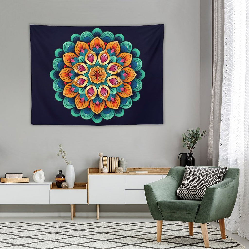 Tapiz de pared de flores