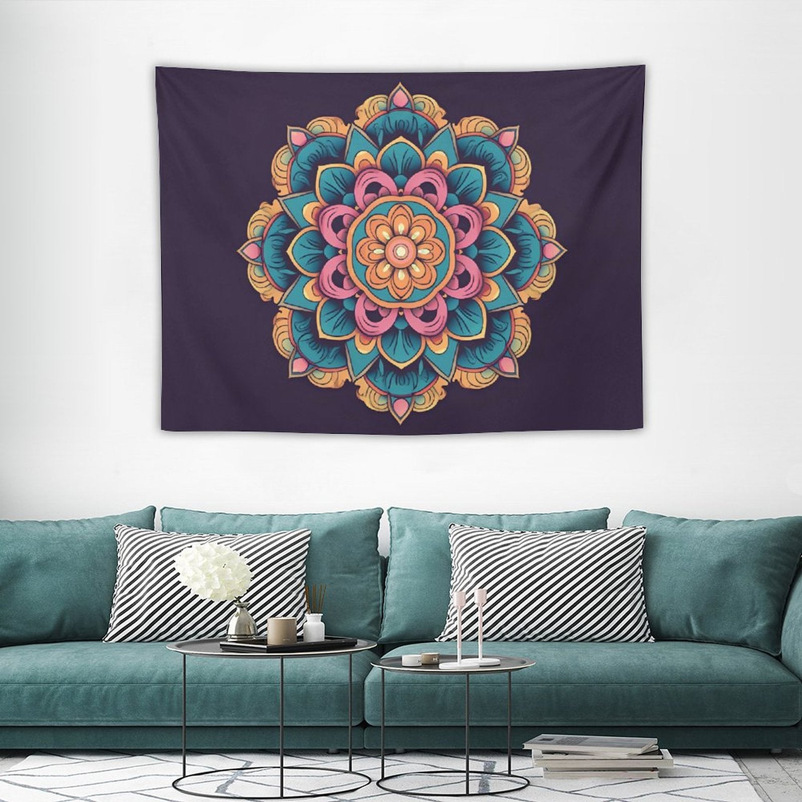 Tapiz de pared de flores