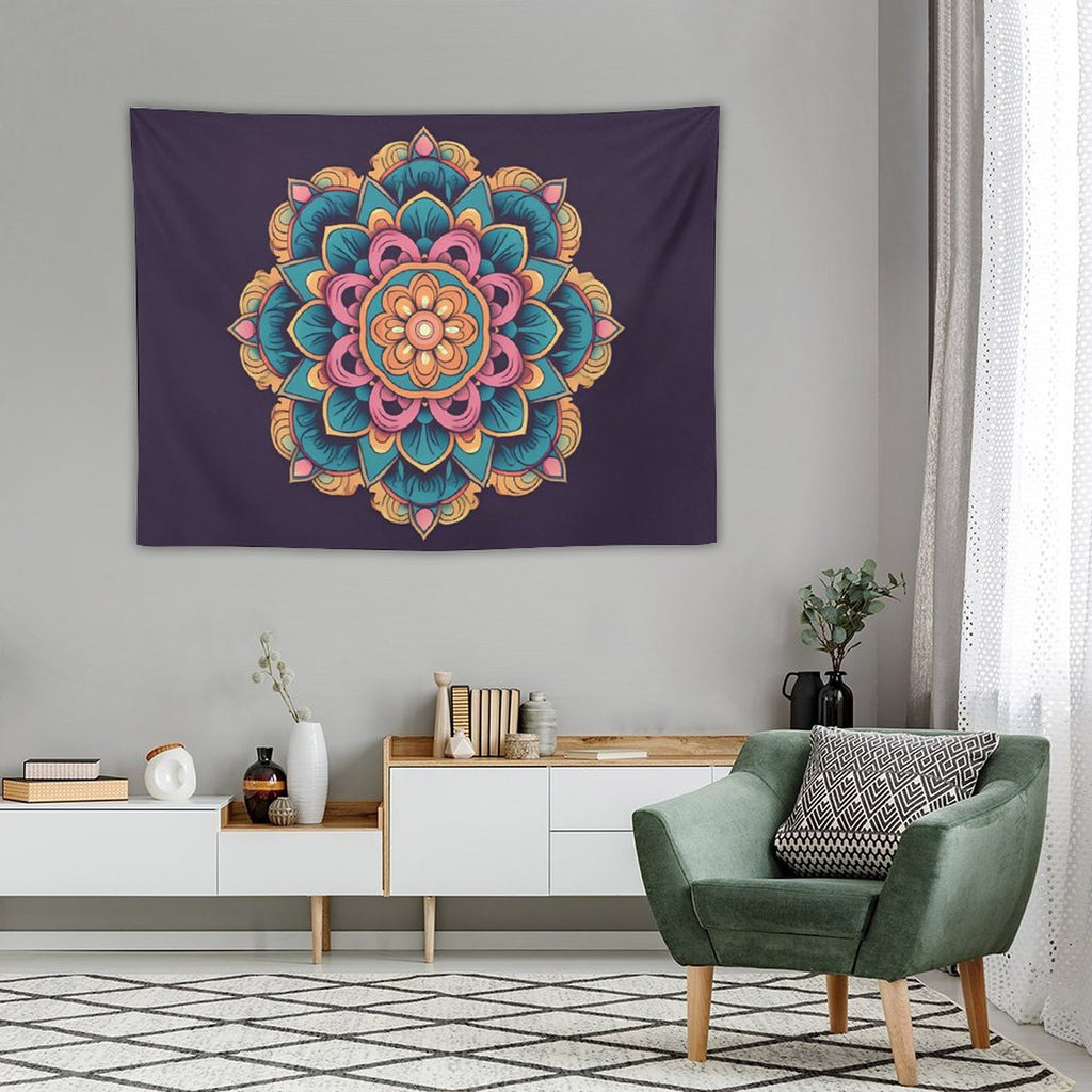 Tapiz de pared de flores