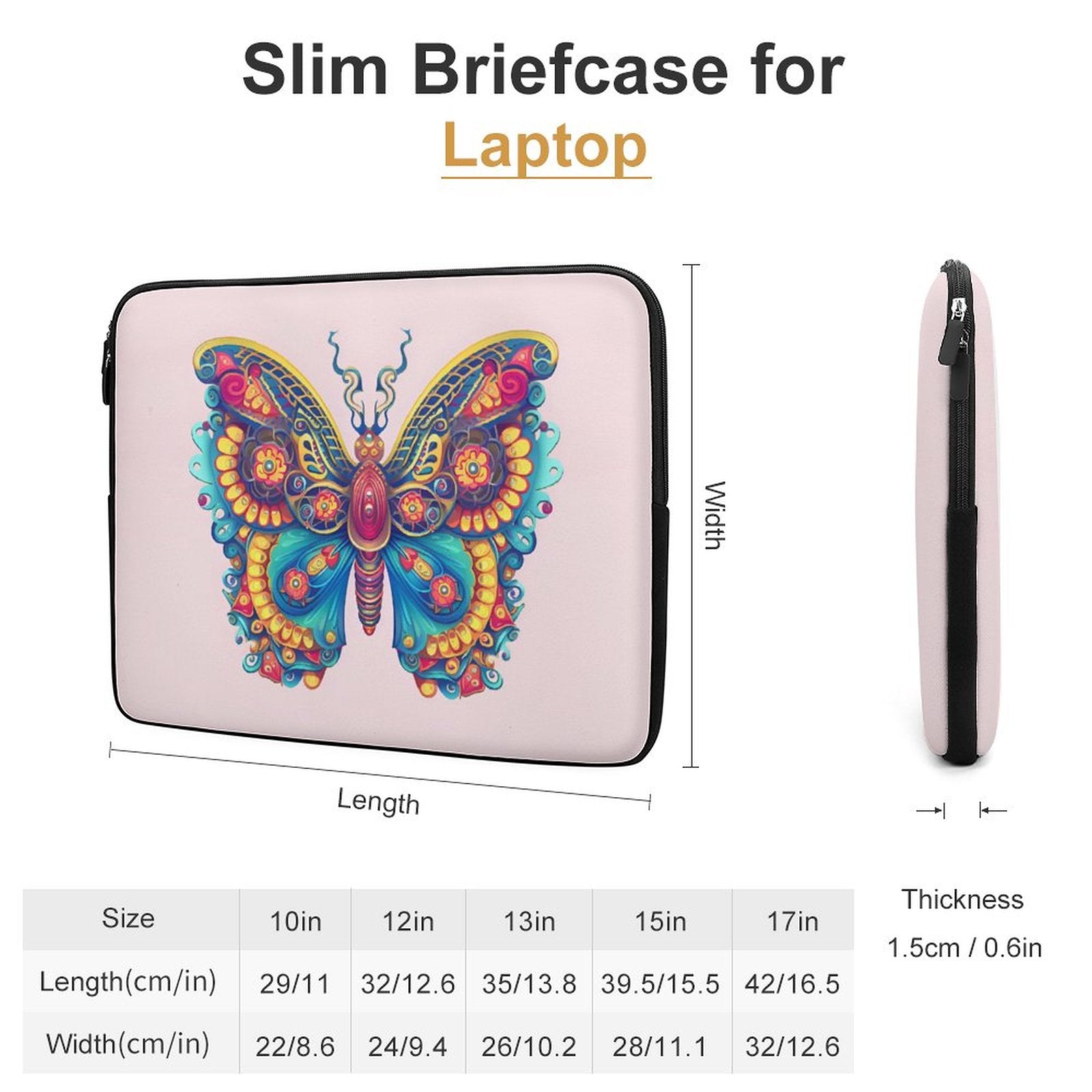 Butterfly Laptop Sleeve