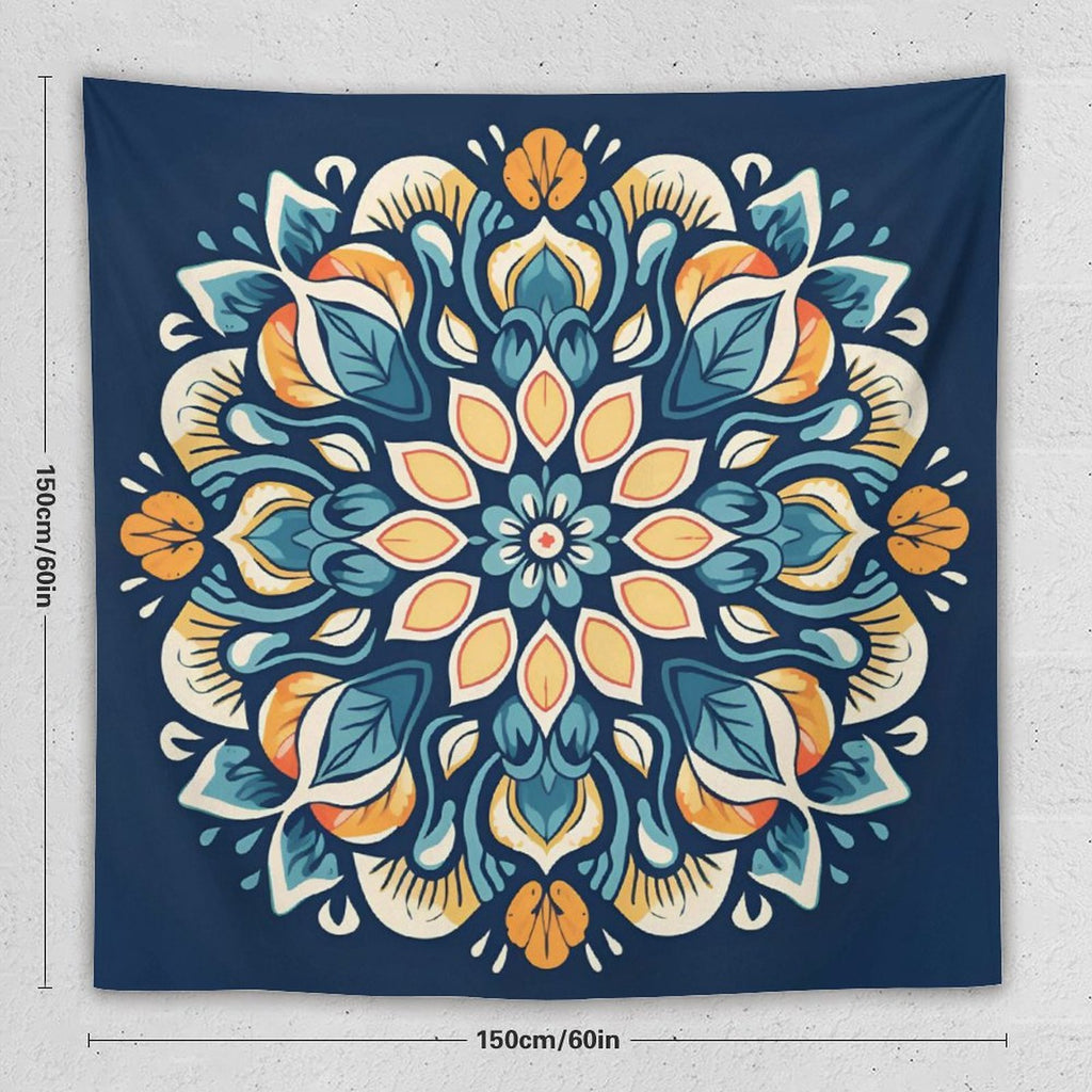Tapiz de pared de flores