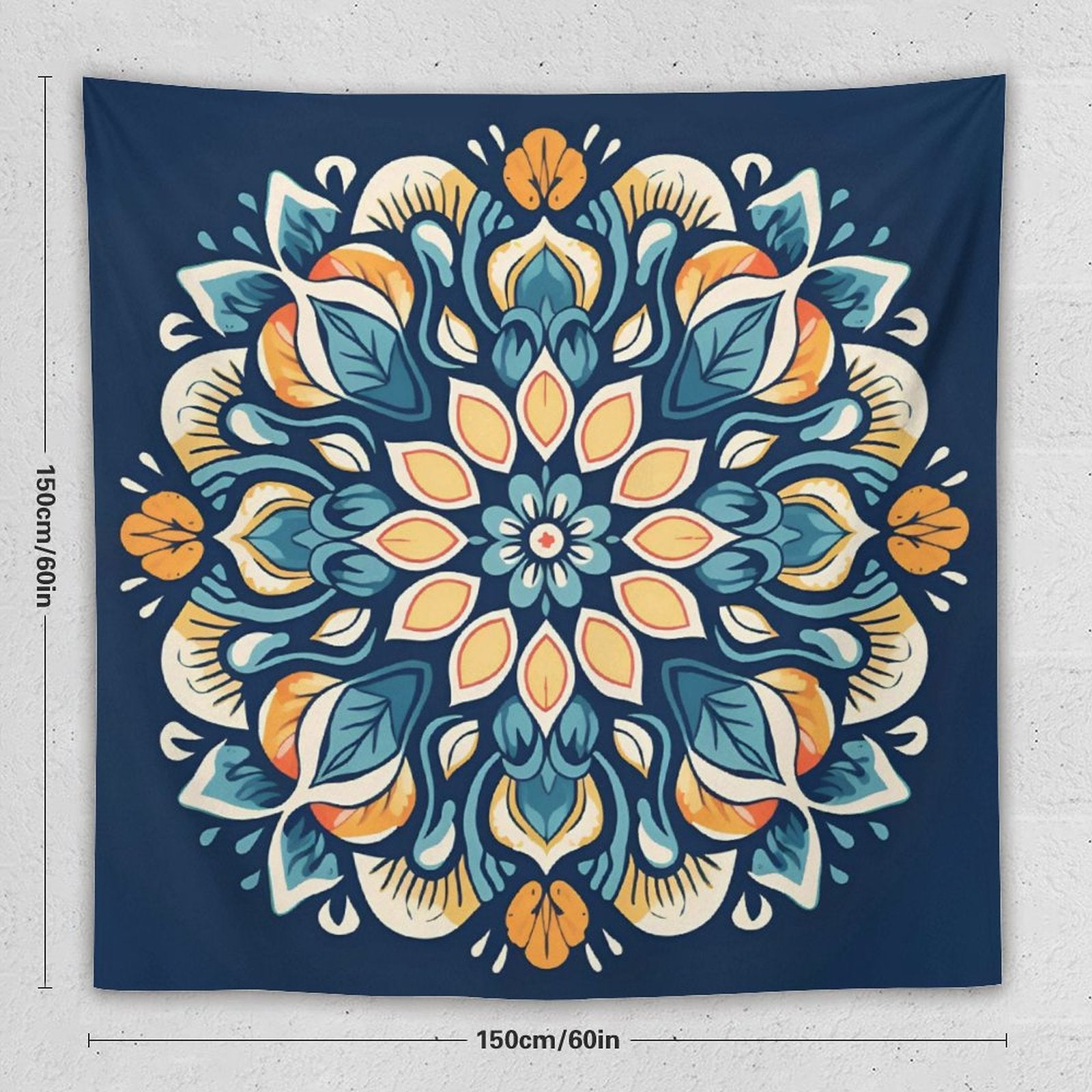 Tapiz de pared de flores