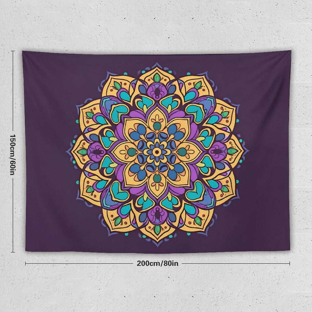 Tapiz de pared de flores