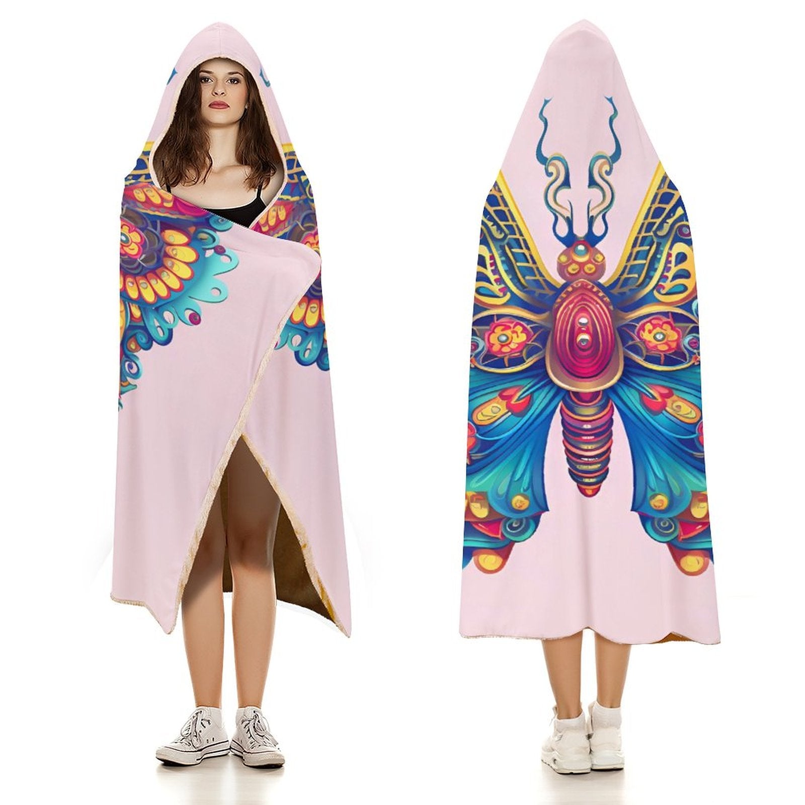 Butterfly Hooded Blanket