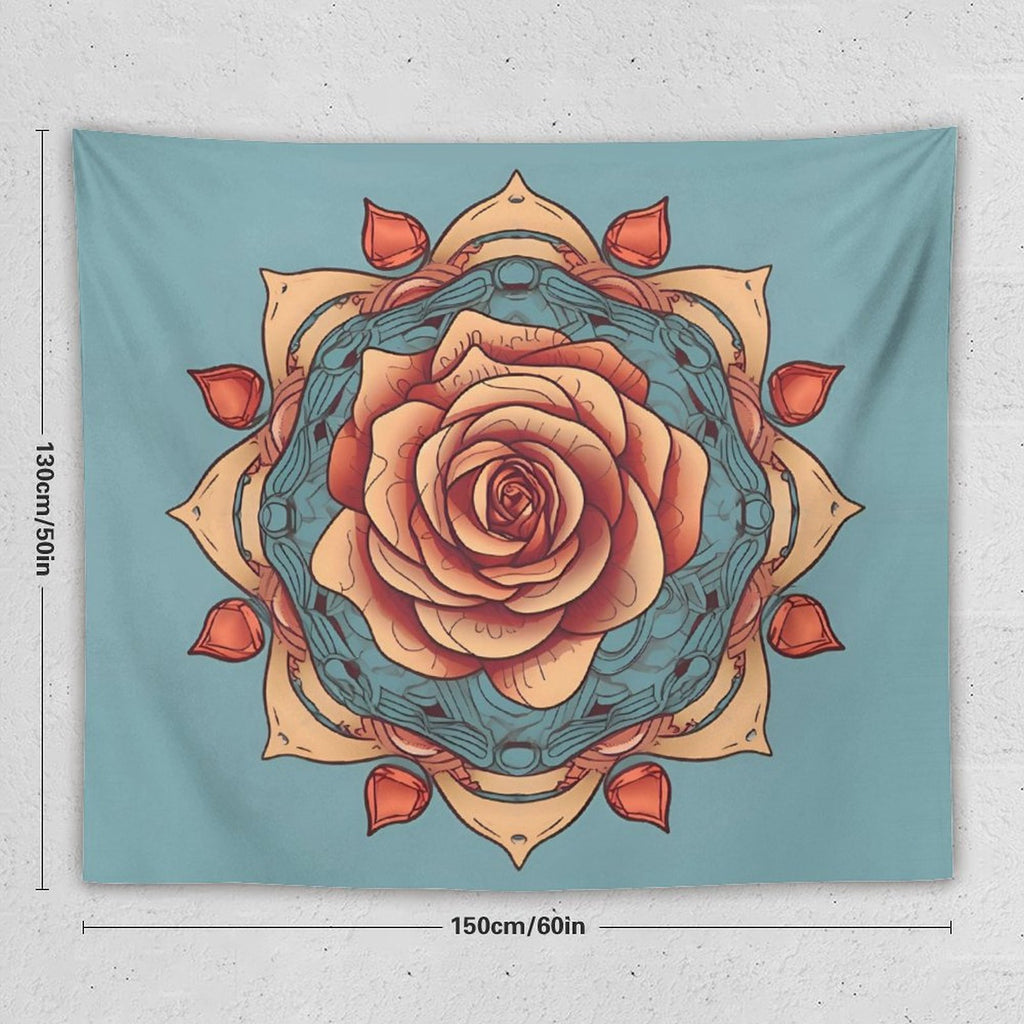 Tapiz de pared de rosas