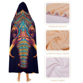 Elephant Hooded Blanket