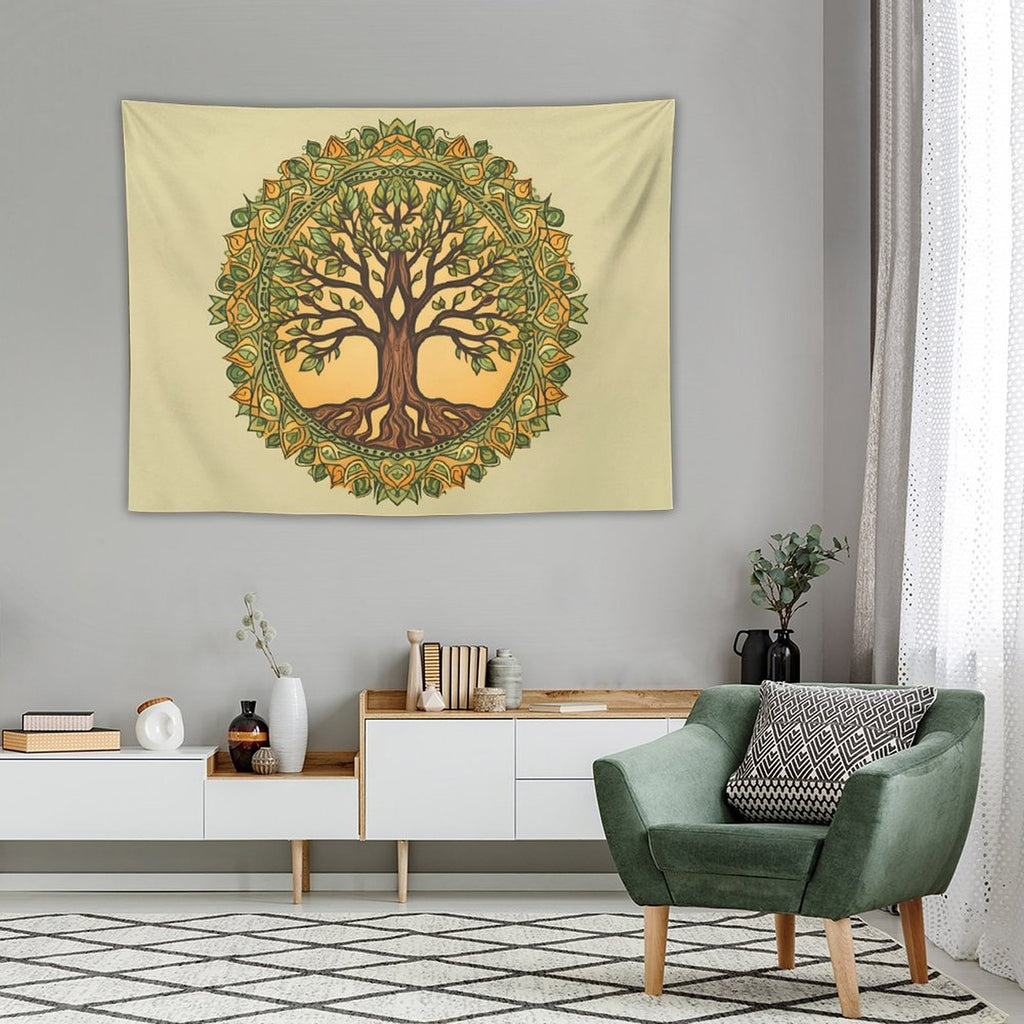 Tapiz de pared de árbol