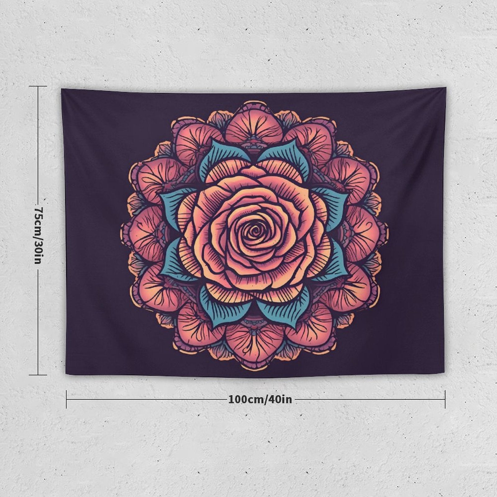 Rose Wall Tapestry