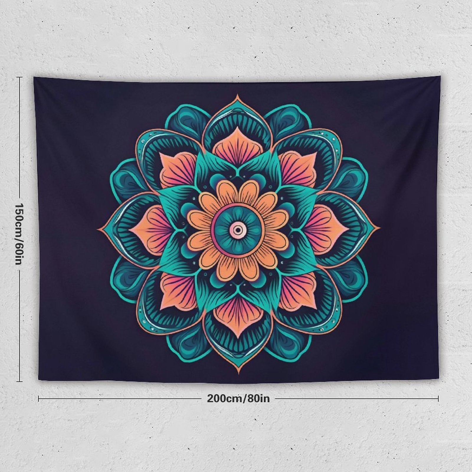 Tapiz de pared de flores
