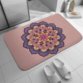 Lotus Coral Velvet Rug