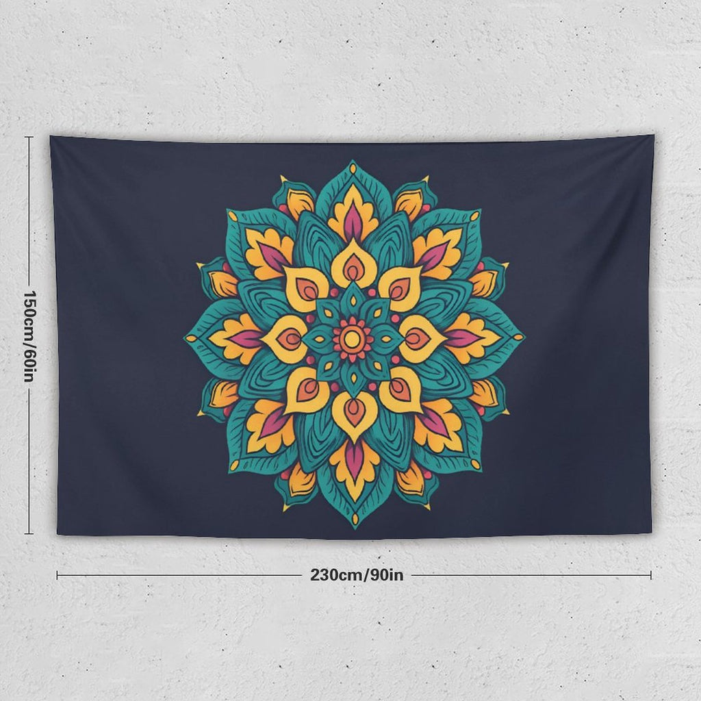 Tapiz de pared de flores