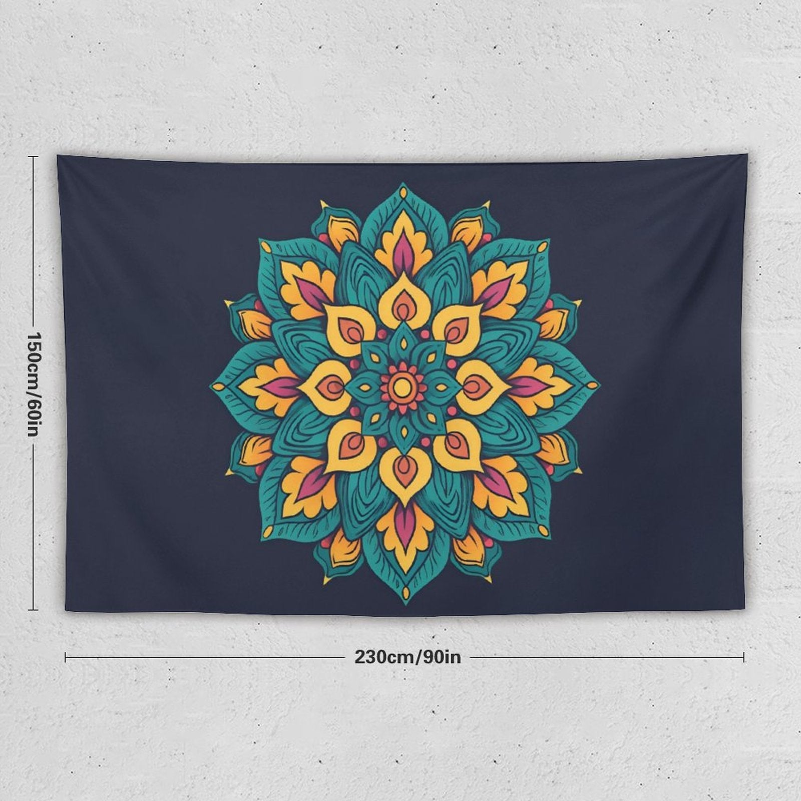 Tapiz de pared de flores