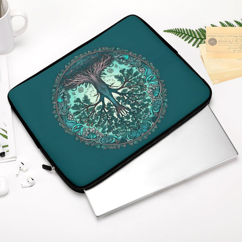 Funda para portátil con diseño de árbol