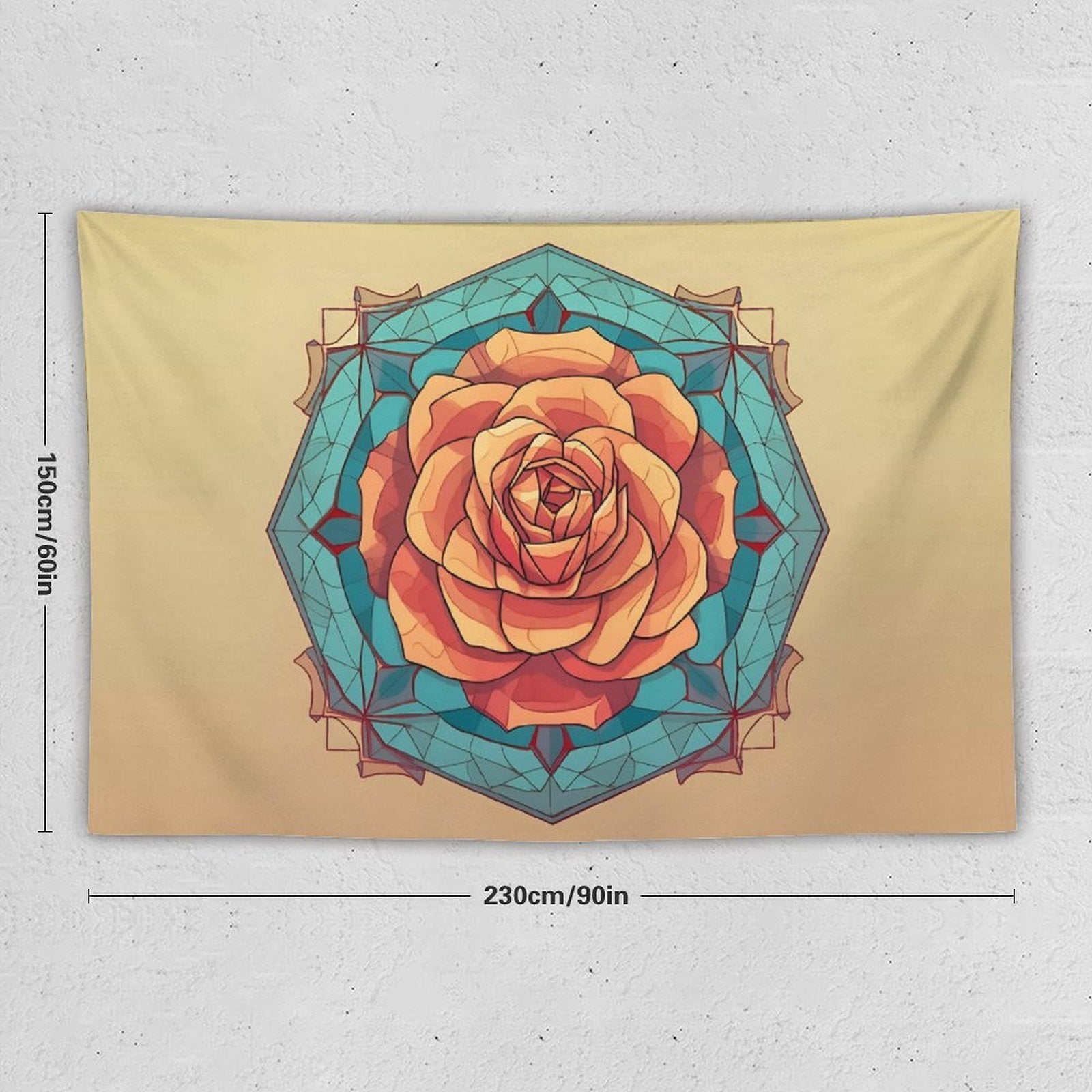 Rose Wall Tapestry