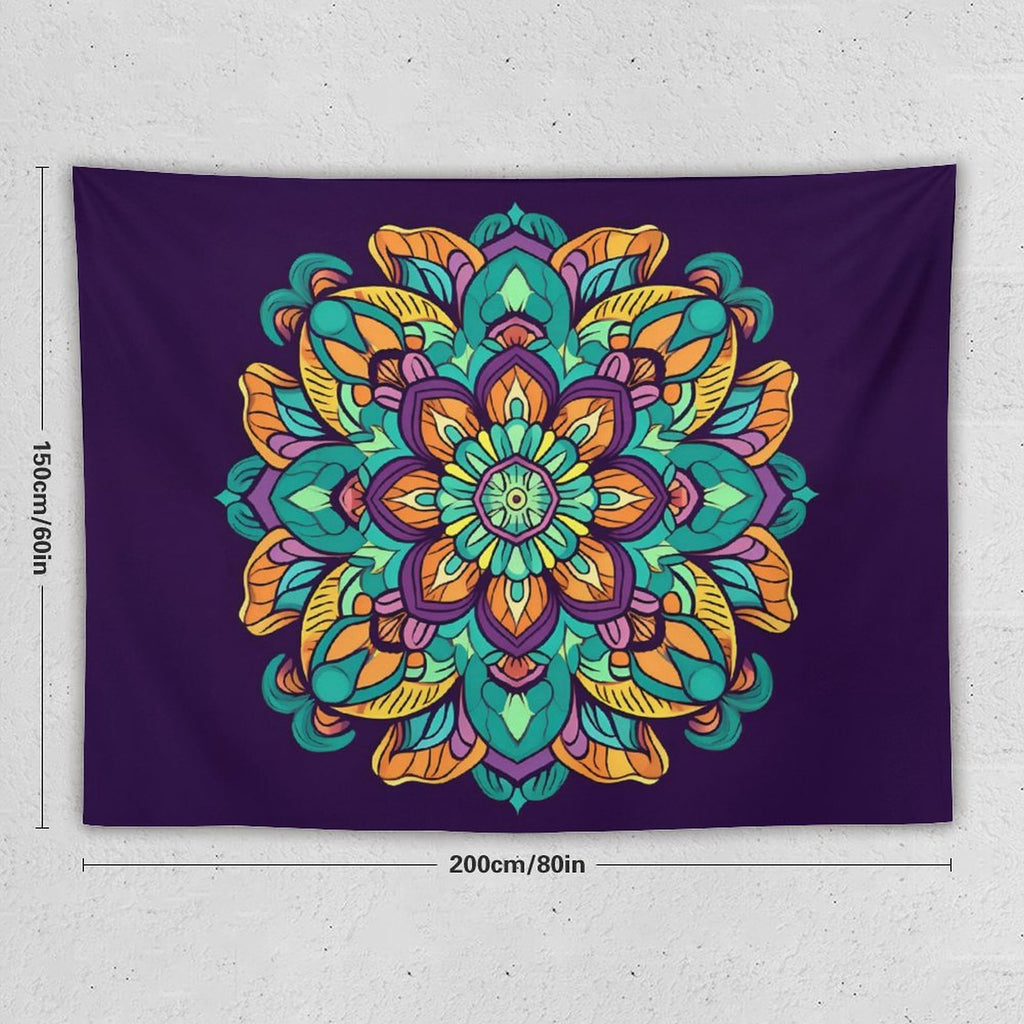 Tapiz de pared de flores