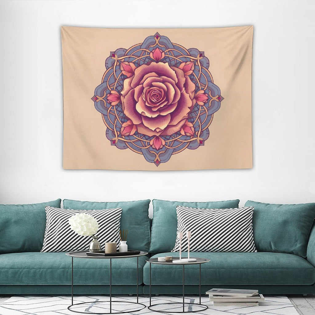 Tapiz de pared de rosas